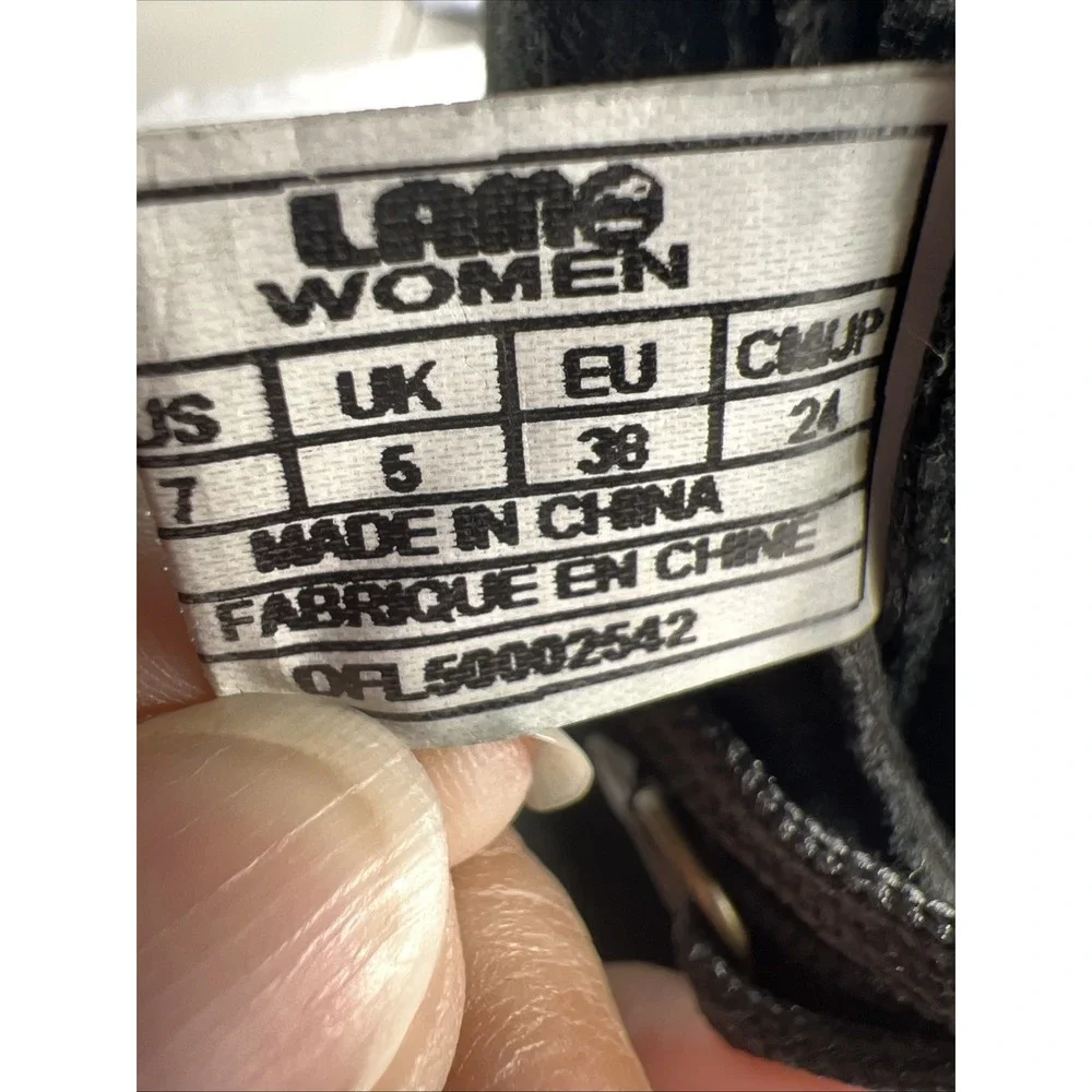 New Women's Lamo Taylor Black Lace-up Winter/Hiking Boots size 7